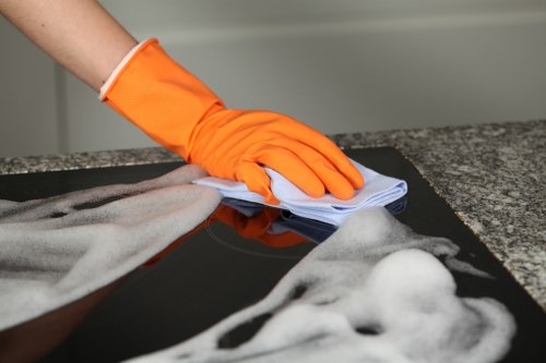 Professional oven deep cleaning service in a W11 kitchen