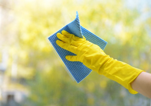 Local W11 office cleaning team preparing a clean reception and communal area