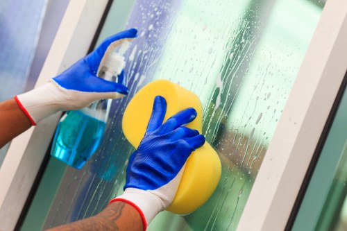 Professional curtain cleaning in a W11 residential room