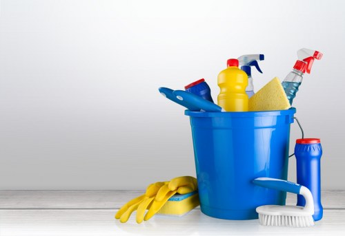 Cleaning a living room before final tenancy inspection