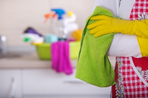 Detailed bathroom and kitchen cleaning during a property move out in W11