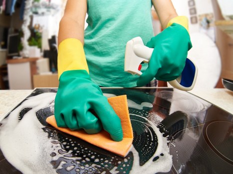 Local cleaning team preparing a deep clean in the W11 area