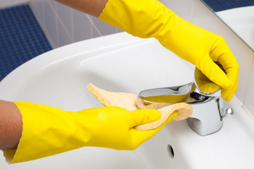 Kitchen and bathroom cleaning in a West London home